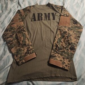 Soldier‎ Gear Army Combat Shirt Men's Size Large